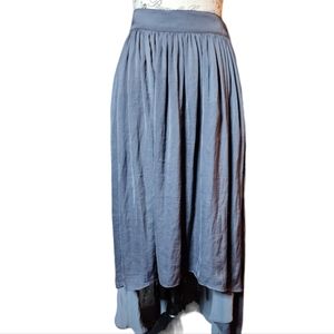 Zara Woman Hi/Low Grey Skirt Size Small